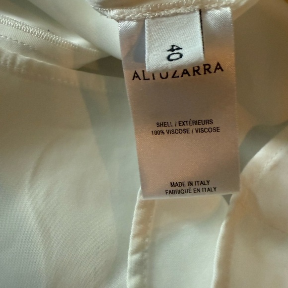 Altuzarra Pearl Button Down White Shirt Size 40 - Picture 4 of 5